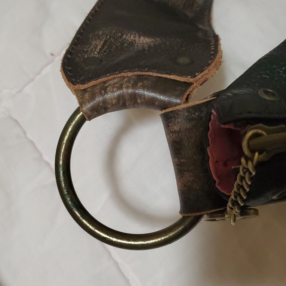 Betsey Johnson Black Studded Hobo Bag - Picture 16 of 16